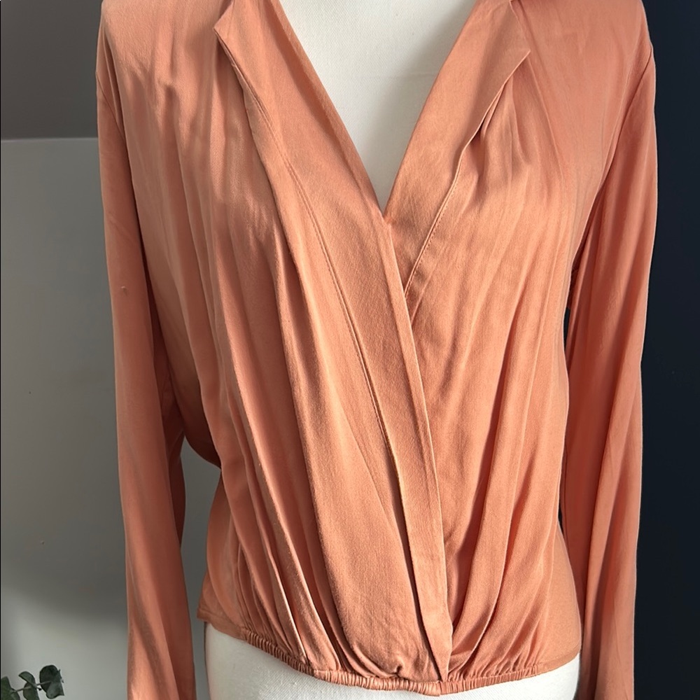 Elegant Peach Blouse